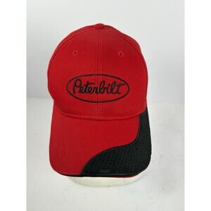 Peterbilt baseball cap with a black embroidered logo Adjustable